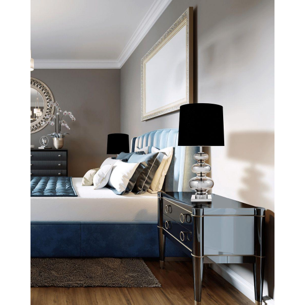 Настольная лампа Lumina Deco Briston LDT 303 CHR+BK Настольная лампа Lumina Deco Briston LDT 303 CHR+BK