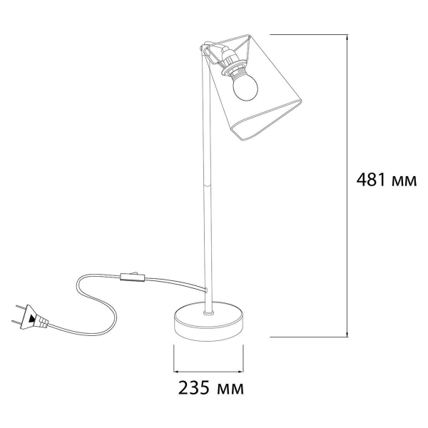 Настольная лампа Escada Hall 10185/L White Настольная лампа Escada Hall 10185/L White
