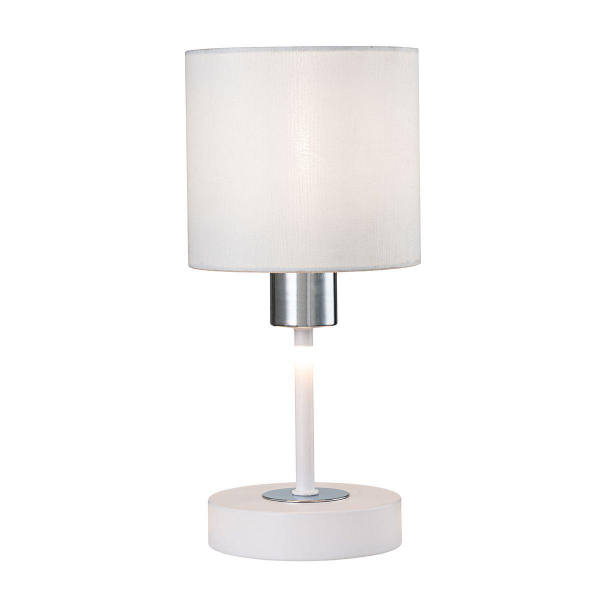 Настольная лампа Escada Denver 1109/1 White/Silver Настольная лампа Escada Denver 1109/1 White/Silver