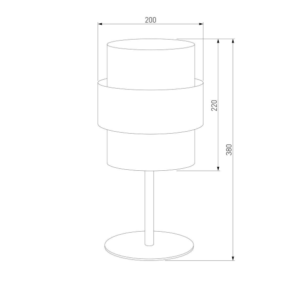 Настольная лампа TK Lighting 5893 Calisto White Настольная лампа TK Lighting 5893 Calisto White