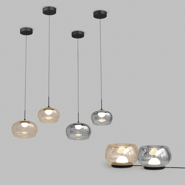 Настольная светодиодная лампа Denkirs Floa DK6747-BK+SM