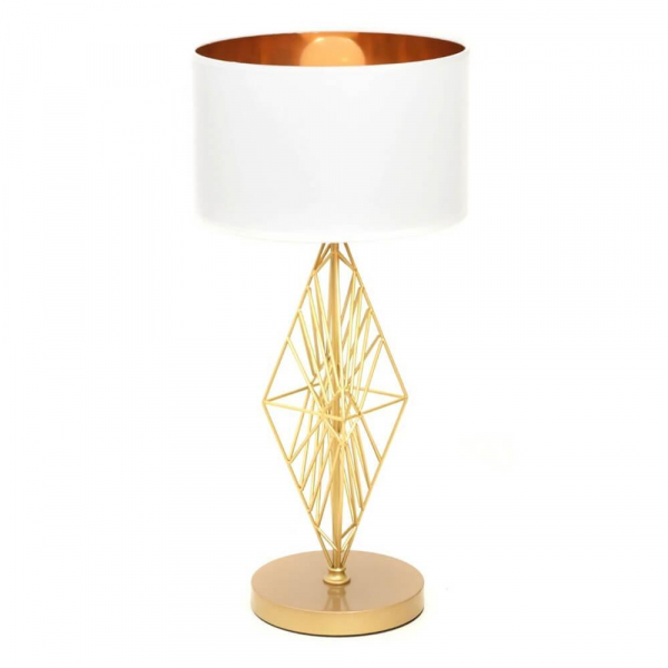 Настольная лампа Lumina Deco Salvari LDT 5533 GD+WT Настольная лампа Lumina Deco Salvari LDT 5533 GD+WT