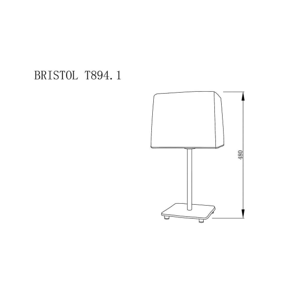 Настольная лампа Lucia Tucci Bristol T894.1 Настольная лампа Lucia Tucci Bristol T894.1