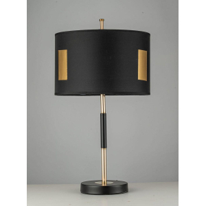 Настольная лампа Arti Lampadari Oggebio E 4.1.T2 BKG