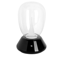 Настольная лампа диммируемая 10W 3000K прозрачный/черный Uovo III Lightstar 807907