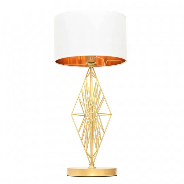 Настольная лампа Lumina Deco Salvari LDT 5533 GD+WT Настольная лампа Lumina Deco Salvari LDT 5533 GD+WT