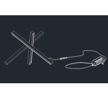 Настольная лампа Alfa Light F3924-42 black 13W 30*30*H2 5