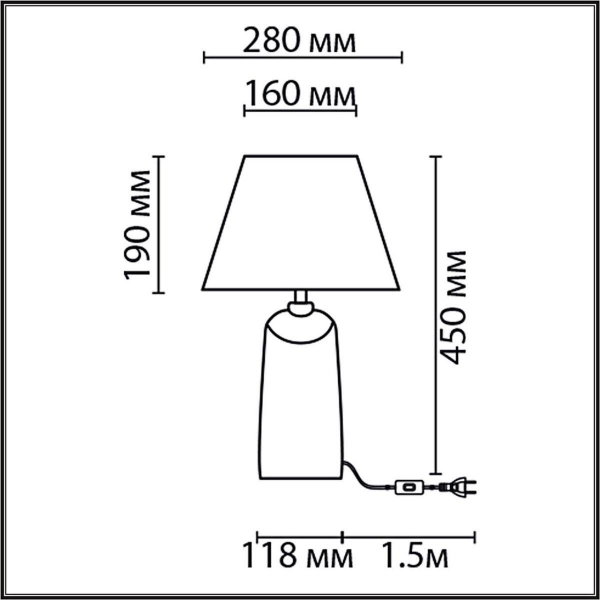 Настольная лампа Lumion Classi Sinna 8211/1T Настольная лампа Lumion Classi Sinna 8211/1T