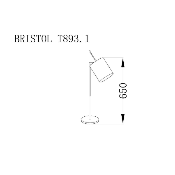 Настольная лампа Lucia Tucci Bristol T893.1 Настольная лампа Lucia Tucci Bristol T893.1