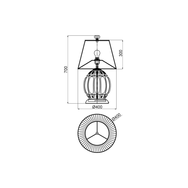 Настольная лампа Vele Luce Helen VL4263N11 Настольная лампа Vele Luce Helen VL4263N11