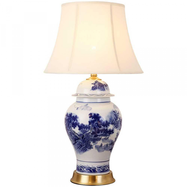 Настольная лампа Loft-Concept Blue White Chinoiserie 43.1270-0 Настольная лампа Loft-Concept Blue White Chinoiserie 43.1270-0