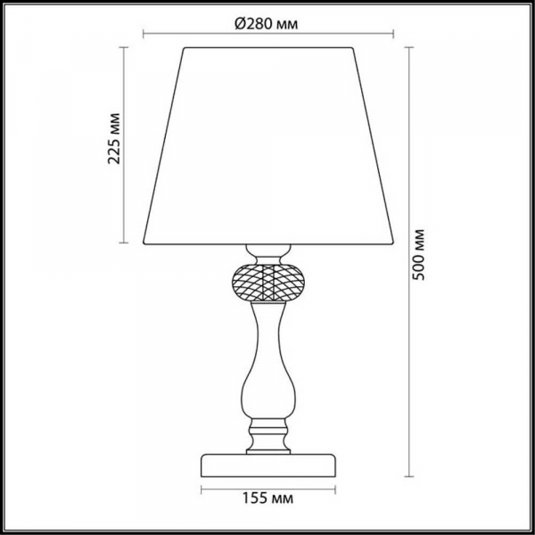 Настольная лампа Odeon Light Classic Gaellori 3393/1T Настольная лампа Odeon Light Classic Gaellori 3393/1T
