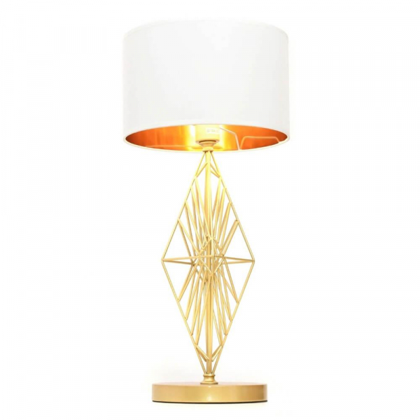 Настольная лампа Lumina Deco Salvari LDT 5533 GD+WT Настольная лампа Lumina Deco Salvari LDT 5533 GD+WT