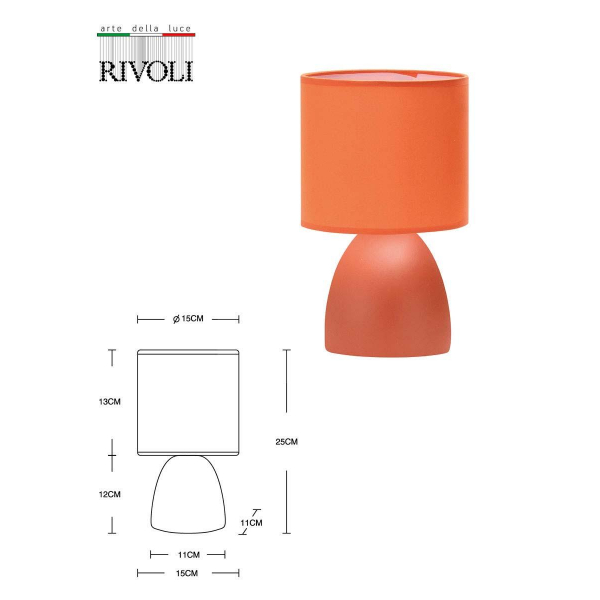 Настольная лампа Rivoli Nadine 7047-502 Б0057257 Настольная лампа Rivoli Nadine 7047-502 Б0057257
