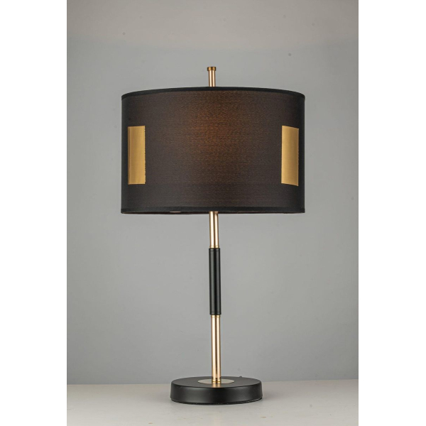 Настольная лампа Arti Lampadari Oggebio E 4.1.T2 BKG