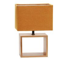 Настольная лампа Uniel UML-B401 E27 Orange/Wood UL-00010955