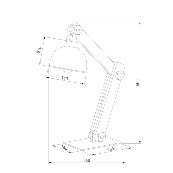 Настольная лампа TK Lighting 5021 Oslo Настольная лампа TK Lighting 5021 Oslo