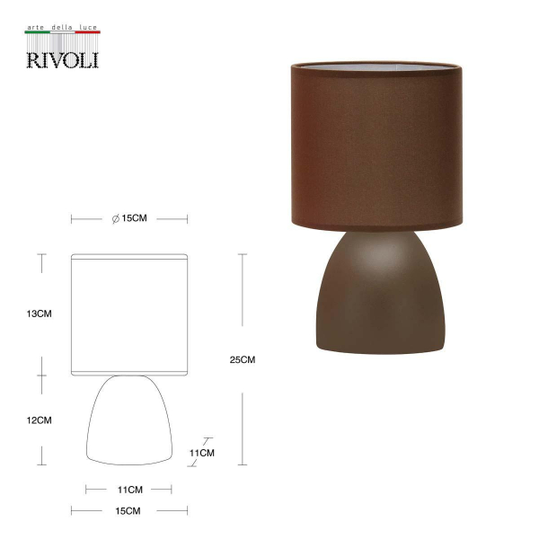 Настольная лампа Rivoli Nadine 7047-501 Б0057256 Настольная лампа Rivoli Nadine 7047-501 Б0057256