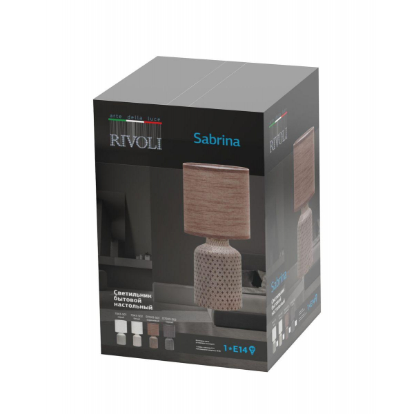 Настольная лампа Rivoli Sabrina D7043-502 Б0053464 Настольная лампа Rivoli Sabrina D7043-502 Б0053464