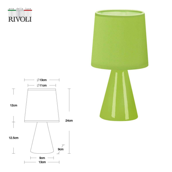 Настольная лампа Rivoli Edith 7069-601 Б0057268 Настольная лампа Rivoli Edith 7069-601 Б0057268