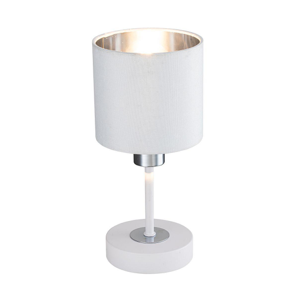 Настольная лампа Escada Denver 1109/1 White/Silver Настольная лампа Escada Denver 1109/1 White/Silver