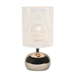 Настольная лампа Uniel UML-B307 E14 Silver/White UL-00012423