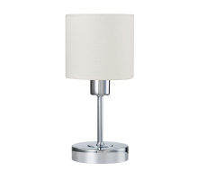 Настольная лампа Escada Denver 1109/1 Chrome/Beige