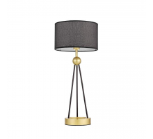 Настольная лампа Lumina Deco Belforte LDT 5527 GD+BK