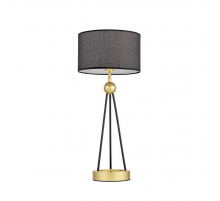 Настольная лампа Lumina Deco Belforte LDT 5527 GD+BK