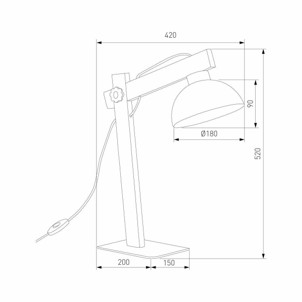 Настольная лампа TK Lighting 5346 Oslo Настольная лампа TK Lighting 5346 Oslo