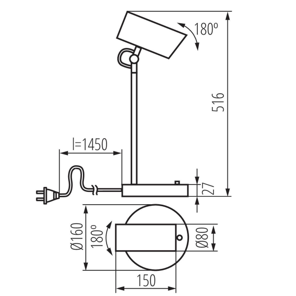 Настольная лампа Kanlux AGZAR E14 W 36251 Настольная лампа Kanlux AGZAR E14 W 36251