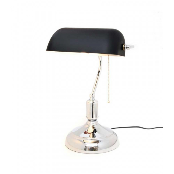 Настольная лампа Lumina Deco Banker LDT 305 BK+CHR Настольная лампа Lumina Deco Banker LDT 305 BK+CHR