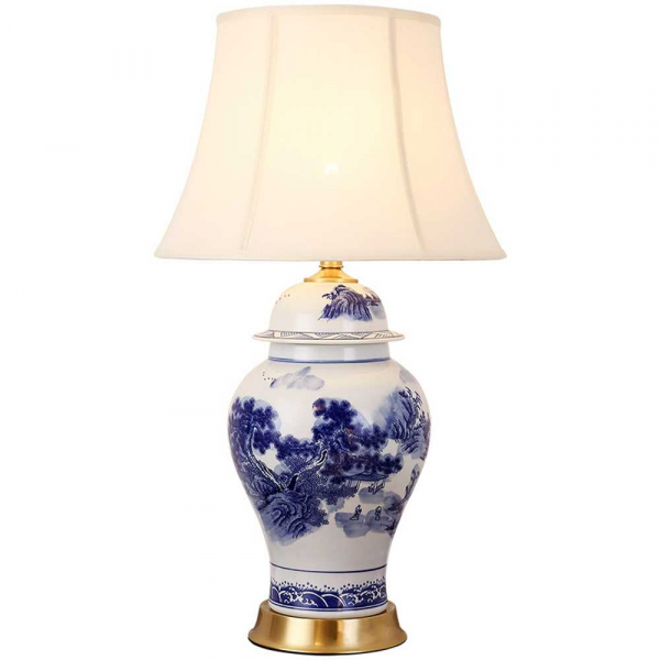 Настольная лампа Loft-Concept Blue White Chinoiserie 43.1270-0 Настольная лампа Loft-Concept Blue White Chinoiserie 43.1270-0
