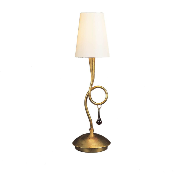 Настольная лампа Mantra Paola Painted Gold 3545 Настольная лампа Mantra Paola Painted Gold 3545