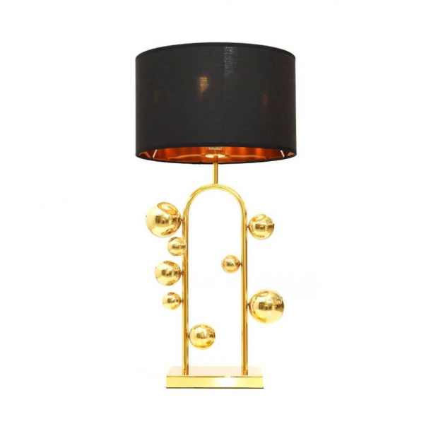 Настольная лампа Lumina Deco Fabi LDT 5528 GD+BK Настольная лампа Lumina Deco Fabi LDT 5528 GD+BK