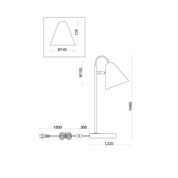 Настольная лампа Freya Modern Falke Market FR8001TL-01WG