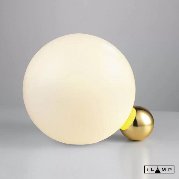 Настольная лампа iLamp Mono 10240T/1-D250 WH-GL Настольная лампа iLamp Mono 10240T/1-D250 WH-GL
