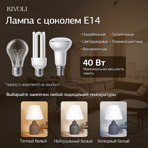 Настольная лампа Rivoli Muriel 7550-503 Б0070138