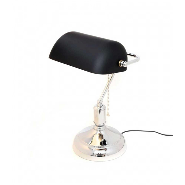 Настольная лампа Lumina Deco Banker LDT 305 BK+CHR Настольная лампа Lumina Deco Banker LDT 305 BK+CHR