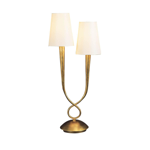 Настольная лампа Mantra Paola Painted Gold 3546 Настольная лампа Mantra Paola Painted Gold 3546