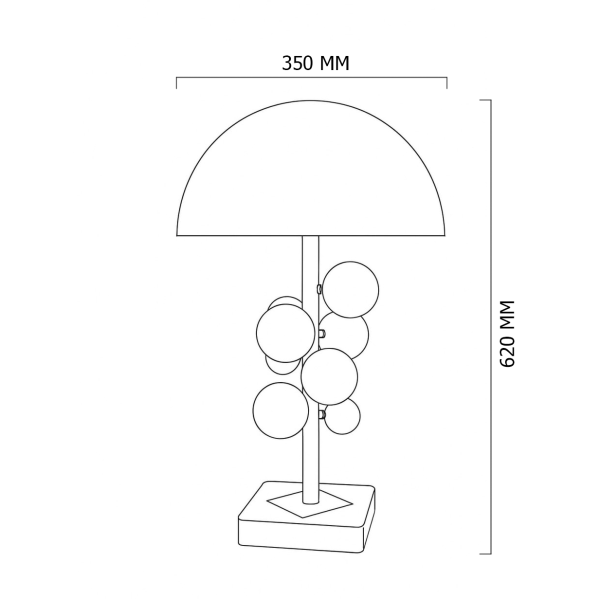 Настольная лампа Imperium Loft Globo 143989-22