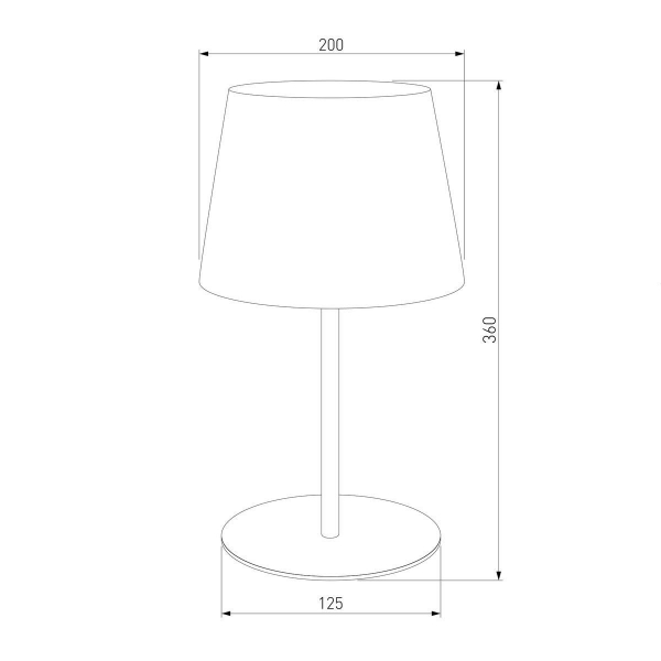 Настольная лампа TK Lighting 2936 Maja Black Настольная лампа TK Lighting 2936 Maja Black