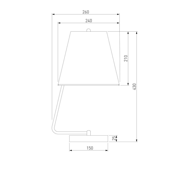 Настольная лампа Eurosvet Amaretto 01165/1 хром Настольная лампа Eurosvet Amaretto 01165/1 хром