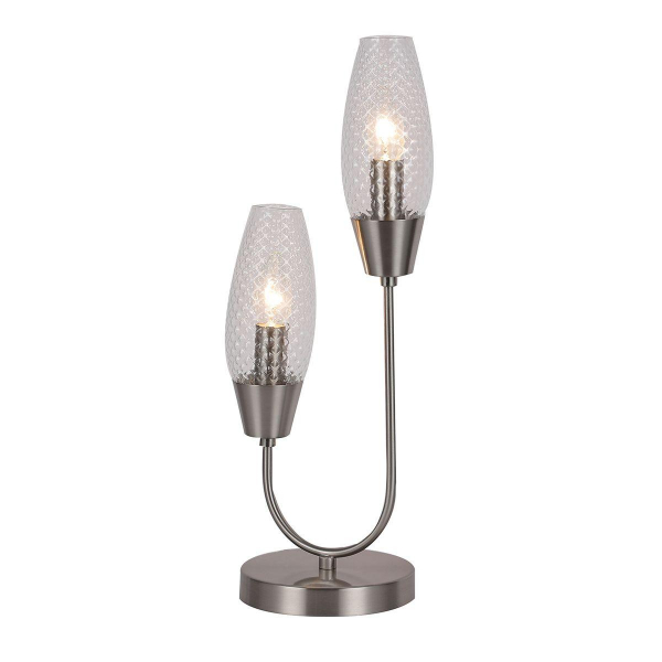 Настольная лампа Escada Desire 10165/2 Nickel Настольная лампа Escada Desire 10165/2 Nickel