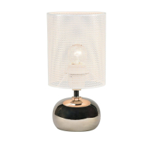 Настольная лампа Uniel UML-B307 E14 Silver/White UL-00012423