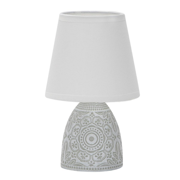 Настольная лампа Uniel UML-B301 E14 Lilght Grey UL-00010751 Настольная лампа Uniel UML-B301 E14 Lilght Grey UL-00010751