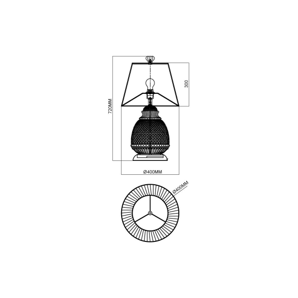 Настольная лампа Vele Luce Fiona VL5623N21 Настольная лампа Vele Luce Fiona VL5623N21