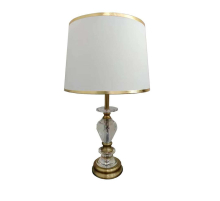 Настольная лампа ЭкономСвет 11167/1T COP+CL WT+GD