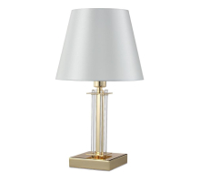 Настольная лампа Crystal Lux Nicolas LG1 Gold/White
