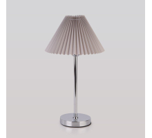 Настольная лампа Eurosvet Peony 01132/1 хром/серый